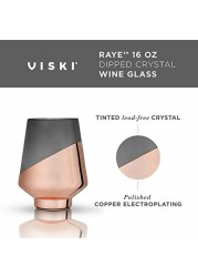 Viski Raye: Dipped Crystal Wine Glasses
