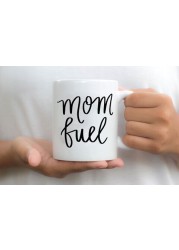 Giftmate Mom Fuel Printed Ceramic Tea and Coffee Mug 320ml