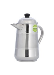 Royalford Milk Jug, Stainless Steel, 1.6L,360gm, RF10156, Two Tone Body With Bakelite Knob, Spill Proof Lid &amp; Pouring, Food Grade Material, Perfect Water Camping, Hiking &amp; More, Milk Jug With Handle