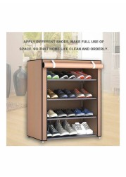 Generic Shoes Organizer Rack Brown 30X60X55Centimeter