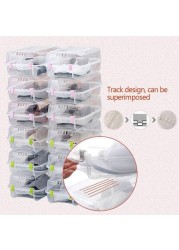 Jj-Boutique Clear Plastic Stackable Storage Shoe Organizer Tidy Box (B-20Pcs)