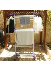 YATAI Clothes Airer 3 Tier Foldable Laundry Drying Clothes Rack