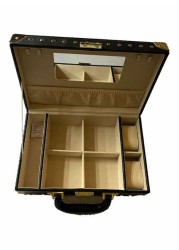 East Lady Multifunction Jewelry Box Black/Beige/Gold