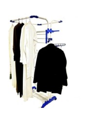 Generic Clothes Drying Rack Silver/Blue