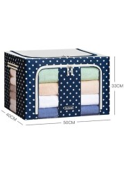 Wanhenda Convenient Foldable Storage Bag Clothes Blanket Quilt Closet Sweater Organizer Box Pouches Storage Drawers Organizers