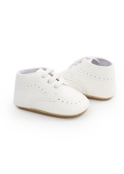 New Baby Shoes Leather Dress Shoes Toddler Boys Girls Non-slip Rubber Sole Baby First Walkers Baby Shoes Newborn Loafers