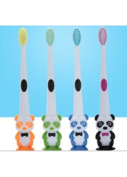 1pc Cartoon Children Panda Soft Bristle Toothbrush Baby Toothbrush Kids Training Toothbrush Care For 3-12 Years