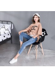 Maternity Jeans High Waist Pencil Pants Pregnant Women Clothes Summer Autumn Fashion 817 #7/10