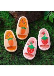 Children Slippers Cartoon Home Shoes For Boy Girl Summer Men Women Soft Beach Indoor Slippers Child Adult Kids Toddler Slides