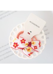 New Bow Cute Rope Children Baby Elastic Hair Rubber Bands Accessories Kids Girl Headband Tie Ring Headwear Scrunchie