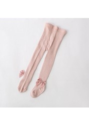 Children Tights Baby Girl Pantyhose Cotton Knitted Cotton Kids Stocking Baby Pantyhose Tights Toddler Girls Pantyhose