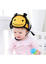 Baby Safety Helmet Anti-fall Head Protection Cover Cute Cartoon Animal Boy Girl Baby Toddler Walk Learning Anti-collision Headwear