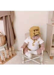 MILANCEL 2022 Summer Baby Clothes Cute Boys Clothes With Hat 100 Days Baby Girls One Piece