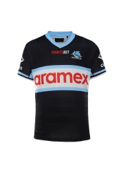 Rugby T-Shirt 2022 Australia CRONULLA SHARKS Home Away Rugby Jersey Retro T-shirt Large Size 5xl