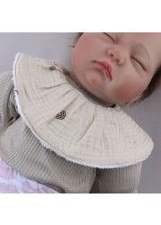 Baby Feeding Baby Bib Collar Decoration Saliva Towel Soft Cotton Scarf Burp Cloths For Newborn Baby Gifts