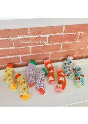 MILANCEL 2022 Summer Baby Socks Children Mesh Socks Girls Floral Socks Boys Socks