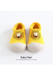 Baby Boys and Girls Shoes, Newborn Non-Slip Floor Socks, Soft Rubber Sole, Cute Baby Shoes