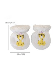 1 Pair Winter Gloves Anti-grab Mittens Thicken Warm Fleece Glove Cute Boys Girls Hand Warmer for Newborn Gifts