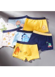 3pcs Kids Boys Underwear Cartoon Children Shorts Panties For Baby Boy Toddler Boxers Stripes Teenager Cotton Underpants