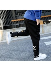 New Retail Selling Cotton Pants Kids Boys Solid Casual Joggers Jogging Enfant Garcon Leisure Children Long Pants 2-13 Y