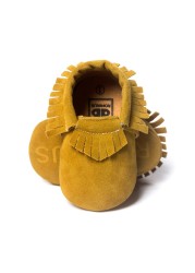 Newborn Baby Shoes Infant Boys Girl First Walker Suedo Cotton Sophie Sole Princess Fringe Toddler Baby Crib Casual Moccasins Shoes