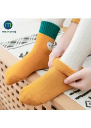 5pairs/lot Thick Terry Cotton Baby Kids Socks Winter Soft Warm Socks for Children Boys Girls Thermal Floor Socks Miaoyoutong