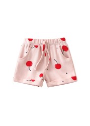 Children's cotton beach shorts, boys and girls' casual shorts, children's summer clothes