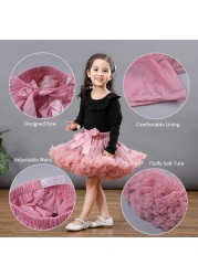 Lush Small Baby Girls Tutu Skirt for Kids Children Puffy Tulle Skirts for Girl Newborn Party Princess Girl Clothes 1-15 Years