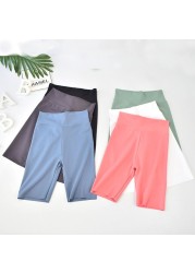 Teenage Kids Short Pants 3-12 Years Girls Long Pants Kids Knee Length Five Pants Summer Candy Colors Shorts