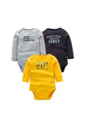 3pcs/lot Newborn Baby Underwear Set 100% Cotton Baby Boys Girls Pajamas Infant Clothes Long Sleeve Underwear Baby Clothes