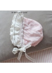 Adorable Newborn Summer Beanie Lace Bowknot Beanie Mother & Baby Essentials Cute Princess Hats For Little Girls