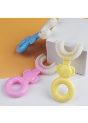 Baby Toothbrush U Shape 360 ​​Degree Teether Infant Toothbrush Silicone Toddler Toddler Toothbrush Oral Care Cleaning