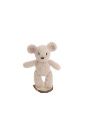 Newborn mohair teddy bear,handwoven baby doll,newborn animal stuffing