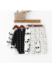 3pcs/lot Baby Pants Leggings Autumn White Black Baby Leggings Winter 100% Cotton Casual Girl Pants Baby Pants Boy Pants