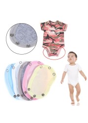 Lovely Baby Boys Girls Kids Jumpsuit Diaper Lengthen Extender Solid Soft Jumpsuit Bodysuit Extender 5 Colors