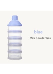 Portable Milk Powder Formula Dispenser Food Container Storage Feeding Boxes for Baby Kids Toddler 4/5 Grid Baby Food Storage Box