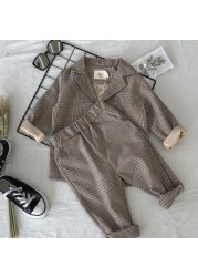 Baby Boy Gentleman Clothes Set For Boys Clothing Sets Autumn Jacket Pants Kids Tracksuit Children Girls Outfits Suit Costume