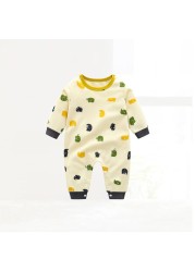 baby bodysuit 2021 new baby clothes soft cotton long sleeve cartoon baby boy girl clothes jumpsuit