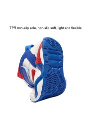 Children's sports shoes non-slip wear-resistant children's shoes microfiber leather boys basketball shoes damping kids sneakers