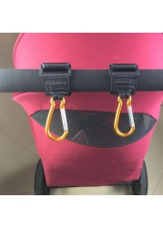 Baby Stroller Hooks Pram Organizer Metal Buckle Baby Stroller Car Hanger Diaper Bags Pushchair Baby Stroller Accessories