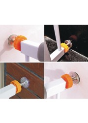 4pcs Baby Pressure Gate Screw Threaded Spindle Rods Walk Through Baby Safety Stairs Gates Bolts Accessories Kit Baby Safety