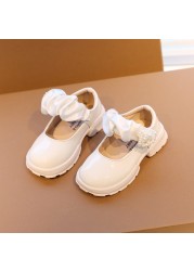 Patent leather girls school shoes spring and autumn new fashion show little girls leather shoes soft sole baby boy children shoes