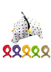 2pcs/lot Colorful Baby Car Seat Accessories Plastic Pushchair Toy Clip Stroller Stroller Hook For Hook Cover Blanket Mosquito Net Clips