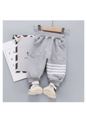 OASHTH Children's clothing pants boys and girls spring and autumn new trousers baby casual sports pants