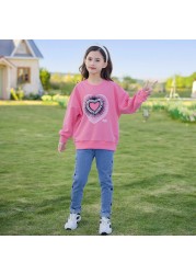 WKPK 4-18 years old girls clothes teenage new spring autumn kids suit comfortable outdoor sports children's casual clothes