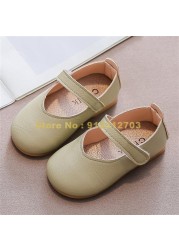 Girls candy color baby girl basic kids flats autumn new fashion anti-slip toddler baby shoes