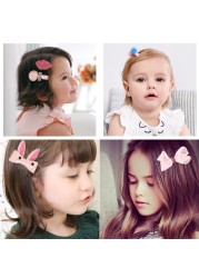 Cute Baby Girl Headbands Set 18pcs Children Hair Clip Set Little Girl Hair Accessories Bows for Baby Girl Elastic Headdress Gift
