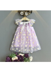 Summer Flower Girl Dresses Princess Girl Dress Toddler Girl Clothes Kids Dresses For Girls Fashion Party Dresses For Girls