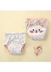 Baby Cloth Diaper Boys Training Pants 6 Layer Waterproof Reusable Cotton Infant Pants Underwear Girl Diaper Panties