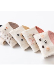 Comfortable Baby Anti Slip Cartoon Floor Socks Autumn Spring Summer Newborn Socks Kids Baby Girl Boy Indoor Sock